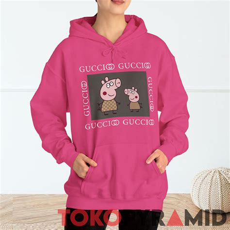 gucci hoodie peppa pig|Peppa Pig Gucci handmade.